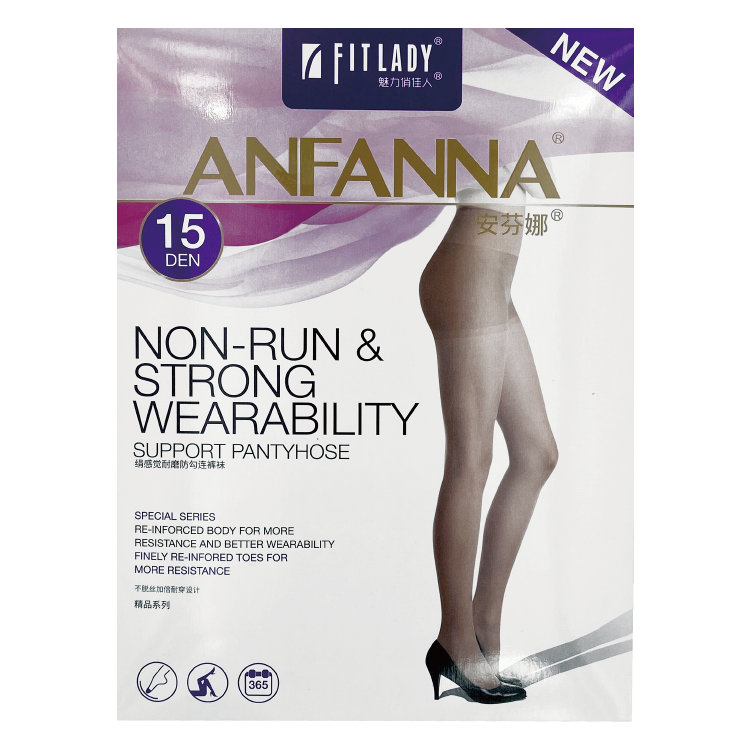 15D Non-run and strong wearability support pantyhose A6K009
