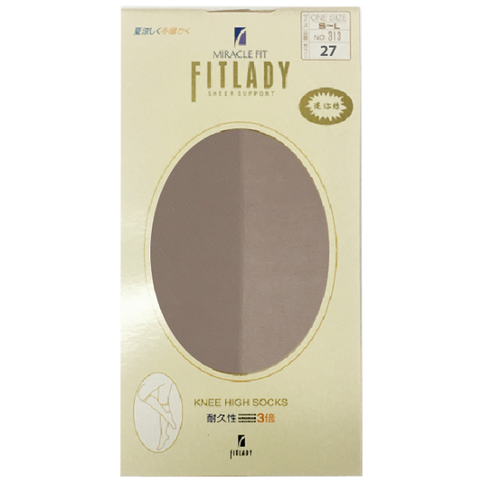 Fitlady Ultra-Thin Velvet Knee High Socks No.313