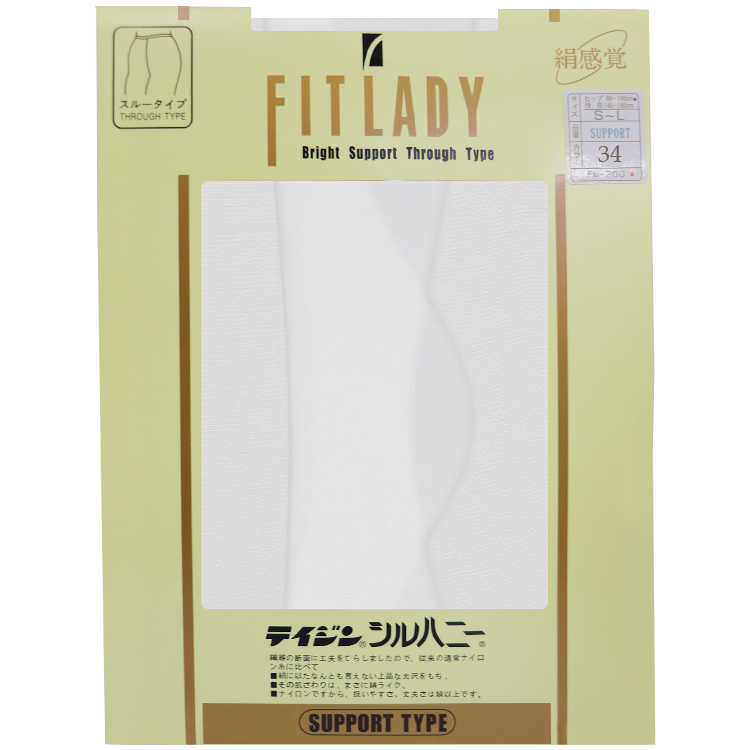 FITLADY 15D Through Type Support Pantyhose No.401