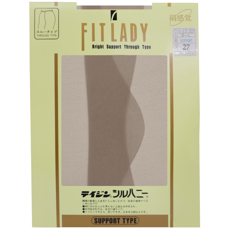 FITLADY 15D Through Type Support Pantyhose No.401