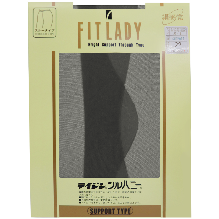 FITLADY 15D Through Type Support Pantyhose No.401