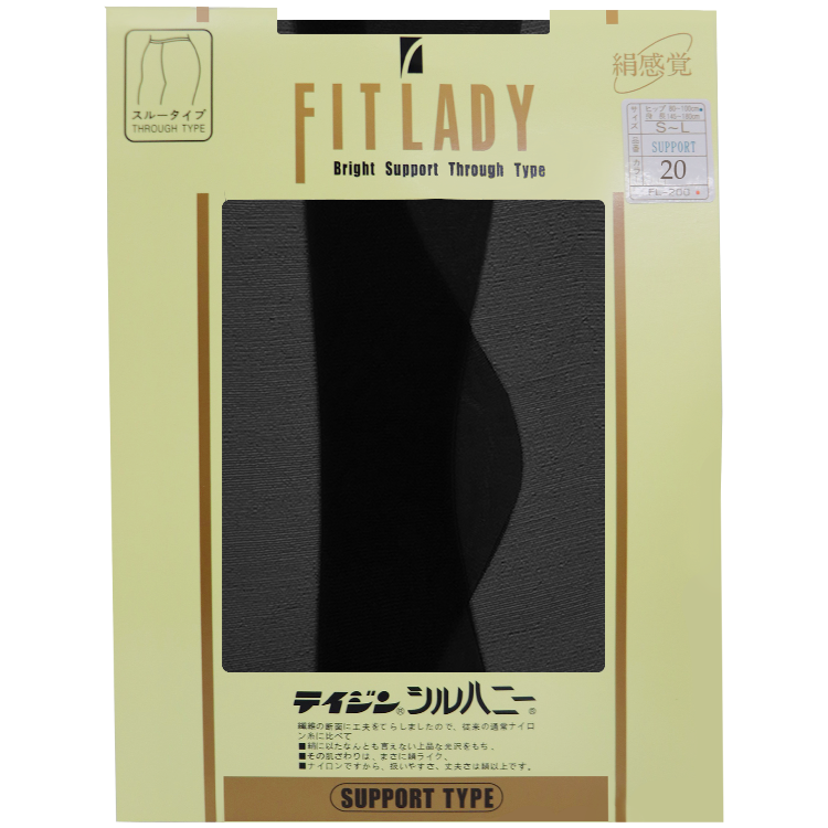 【多色】FITLADY 隱型襠絹感覺彈力襪褲