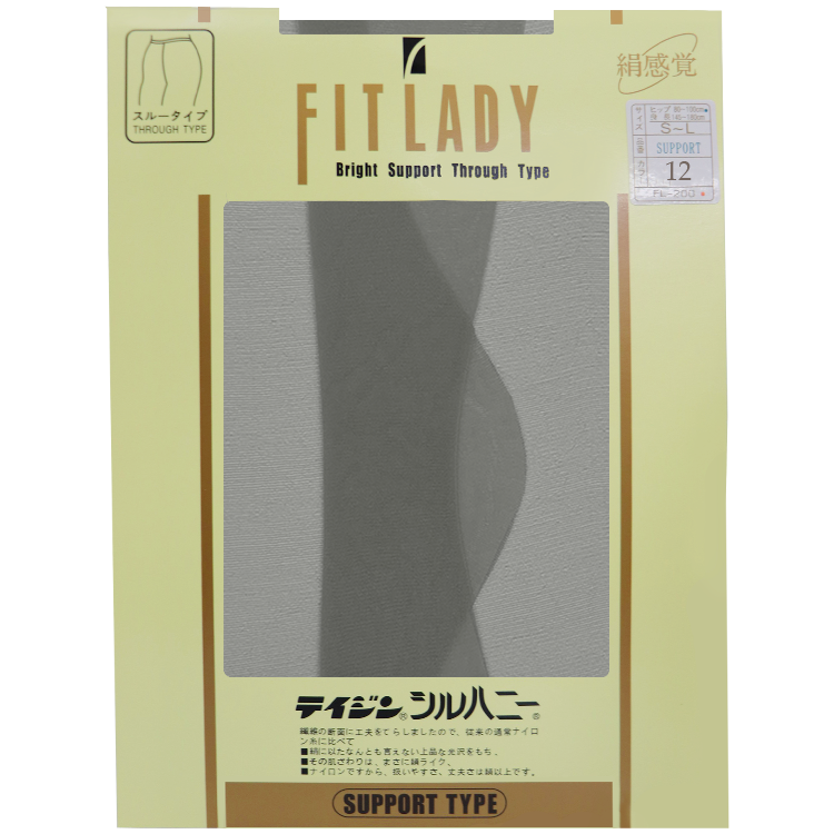 【多色】FITLADY 隱型襠絹感覺彈力襪褲