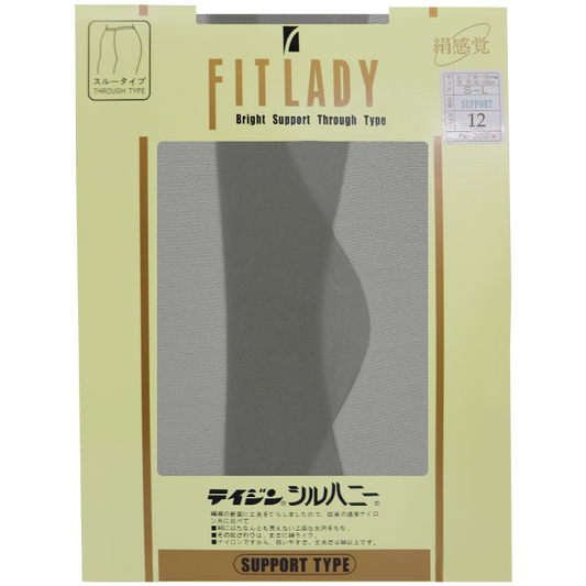 【多色】FITLADY 隱型襠絹感覺彈力襪褲