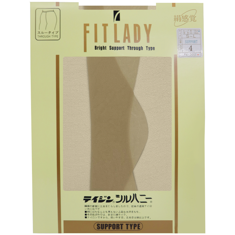 FITLADY 15D Through Type Support Pantyhose No.401