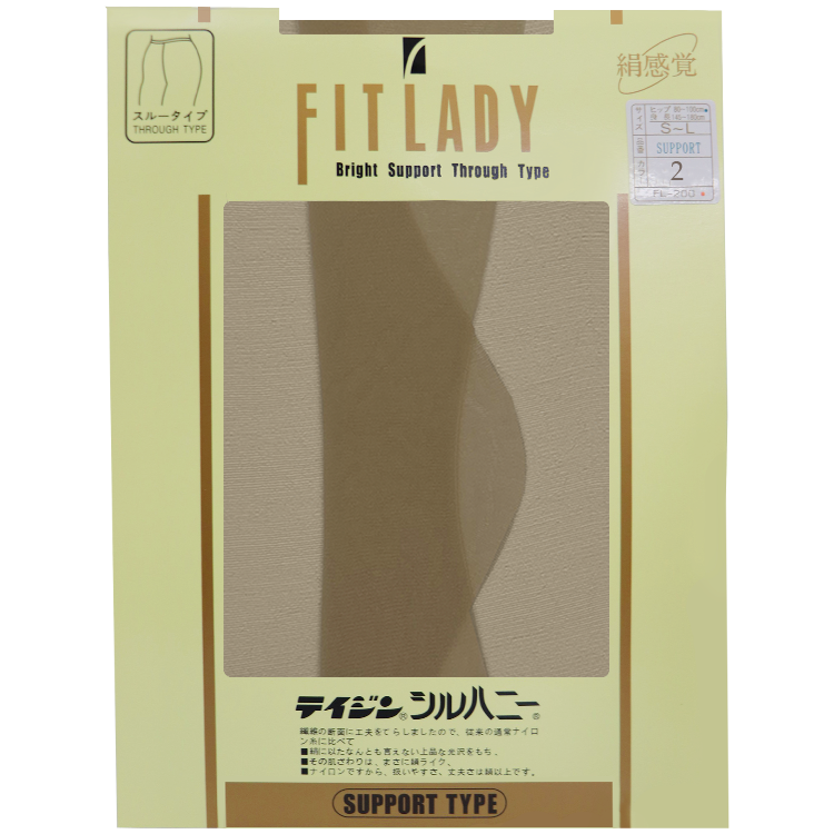 FITLADY 15D Through Type Support Pantyhose No.401