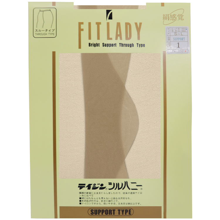 FITLADY 15D Through Type Support Pantyhose No.401