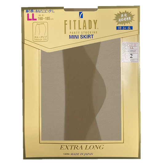 Fitlady Extra Long Through Type 15D Support Pantyhose No.6401